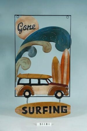 MTL SURFING PLAQUE16X29 - UPC : 050262311819