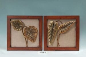 LEAF WALL DECO 2/A 20X20 - UPC : 050262317606