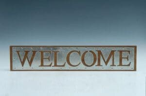 WELCOME PLAQUE 31 - UPC : 050262337055