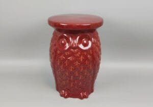 POR STOOL OWL BURGUN18H - UPC : 050262355608