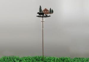 BEAR RAIN GAUGE STAKE 47H - UPC : 050262546396